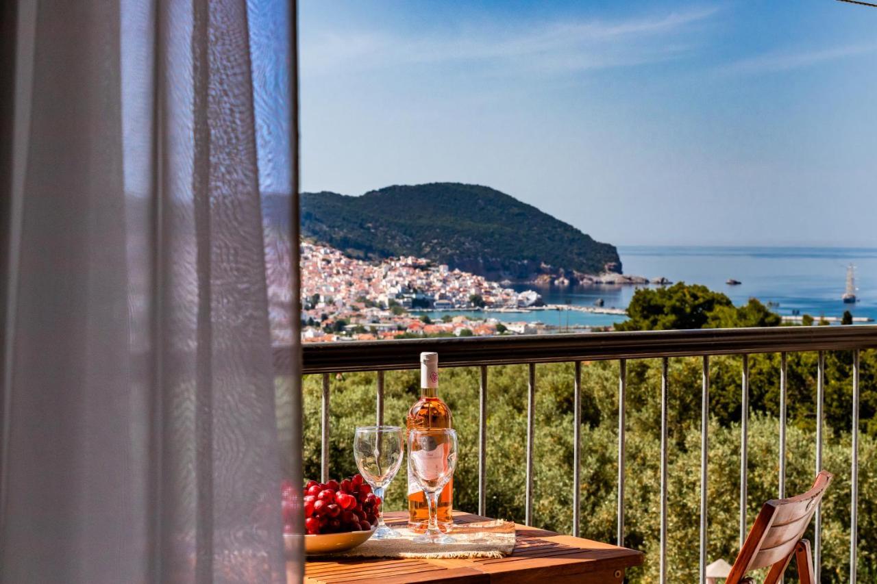 Giasemi Apartments Skopelos stad Exteriör bild